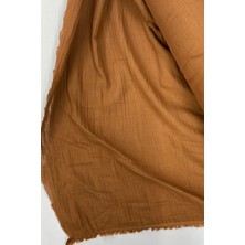 Store Mania Ieg™ Çok Amaçlı Müslin Pamuklu Bebek Örtü ve Battaniye Kumaşı Müslin Bez Kahve 44