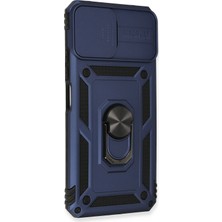 Store Mania Ieg™  Xiamoı Mi 11 Lite Kılıf Pars Lens Yüzüklü Silikon - Lacivert