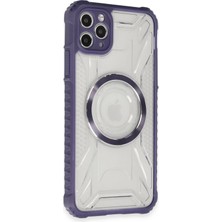 Store Mania Ieg™  Iphone 11 Pro Max Kılıf Prag Magneticsafe Kapak - Derin Mor