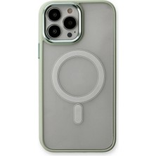 Store Mania Ieg™  Iphone 14 Pro Max Kılıf Room Magneticsafe Silikon - Su Yeşili