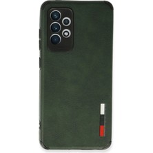 Store Mania Ieg™  Samsung Galaxy A72 Kılıf Loop Deri Silikon - Yeşil