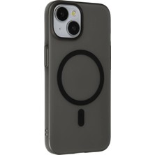 Store Mania Ieg™  Iphone 15 Plus Tuna Pc Slim Magsafe Kapak - Siyah
