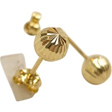 Genel 6mm Dorika Toplu Küpe 14 Ayar Altın Hd Videolu