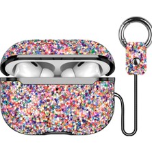 Store Mania Ieg™  Airpods Pro 2 (2.nesil) Bright Simli Airpods Kapak - Gold