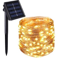 Store Mania Ieg™ Solar Güneş Enerjili Peri LED 20 Metre Günışığı 8 Mod 200 LED