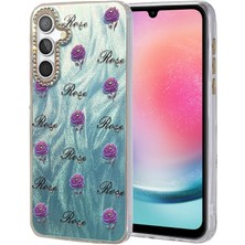 Store Mania Ieg™  Samsung Galaxy A24 4g Kılıf Blade Aynalı Desenli Kapak - Desen 9