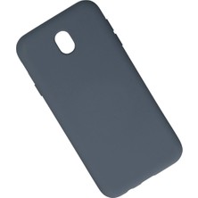 Store Mania Ieg™  Samsung Galaxy J7 Pro / J730 Kılıf Nano Içi Kadife Silikon - Gri
