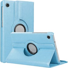 Store Mania Ieg™  Samsung Galaxy Tab A11 360 Tablet Deri Kılıf - Turkuaz