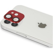 Store Mania Ieg™  Iphone 11 Pers Alüminyum Kamera Lens - Kırmızı