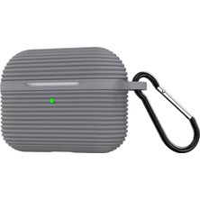 Store Mania Ieg™  Airpods Pro 3 (3.nesil) Raven Silikon Kılıf - Gri