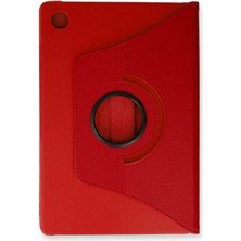 Store Mania Ieg™  Samsung Galaxy Tab A9 Plus Kılıf 360 Tablet Deri Kılıf - Kırmızı