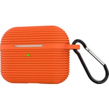 Store Mania Ieg™  Airpods Pro 3 (3.nesil) Raven Silikon Kılıf - Turuncu