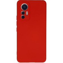 Store Mania Ieg™  Xiamoı Mi 12 Lite Kılıf Nano Içi Kadife Silikon - Kırmızı