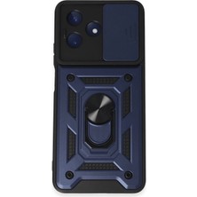 Store Mania Ieg™  Realme C53 Kılıf Pars Lens Yüzüklü Silikon - Lacivert