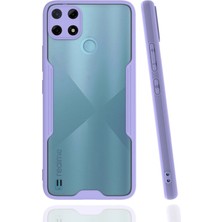 Store Mania Ieg™  Realme C25Y Kılıf Platin Silikon - Lila