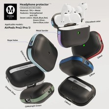 Store Mania Ieg™  Airpods Pro 2 (2.nesil) Mo-A8 Armor Kılıf - Siyah