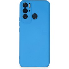 Store Mania Ieg™  Tecno Pova Neo Kılıf Nano Içi Kadife Silikon - Mavi