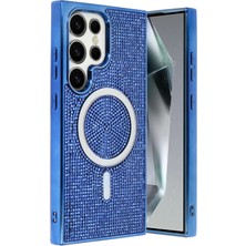 Store Mania Ieg™  Samsung Galaxy S24 Ultra Helen Magsafe Kapak - Lacivert