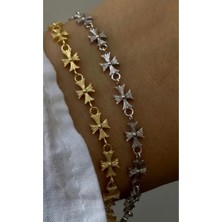 Wind Silver Haç Bileklik