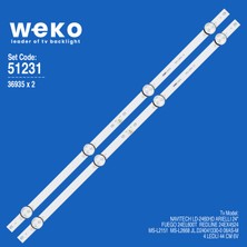 Weko LD-2460HD 36935 24'' Inç 2 Adet Tv LED Bar Takım