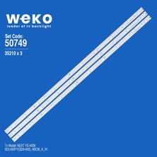Weko YE-4036 35210 40'' Inç 3 Adet Tv LED Bar Takım