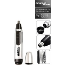 Özgürce Pratik Elektrikli Burun ve Kulak Temizleme Cihazı, Güvenli ve Ergonomik Tasarım