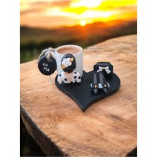 Rivelcandle Siyah Aşk Kahve Seti 1 Kişilik