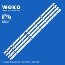 Weko UE32EH4000 UE32EH4003WXTK 35008 32'' Inç 4 Adet Tv LED Bar Takım