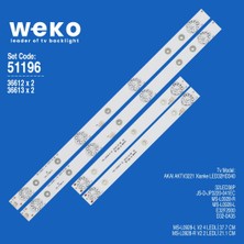 Weko AKTV3221 36612/36613 32'' Inç 4 Adet Tv LED Bar Takım