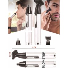 Özgürce Şarjlı 2'li Burun ve Kulak Kılı Kesici, Temiz ve Güçlü Performans