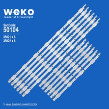 Weko LH48HEPLGC/EN 50104 48'' Inç 12 Adet Tv LED Bar Takım