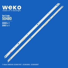 Weko UE55MU7040T UE55MU8000 UE55MU8000T 50480 55'' Inç 2 Adet Tv LED Bar Takım