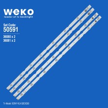 Weko KLV-32EX330 36080 36081 32'' Inç 4 Adet Tv LED Bar Takım