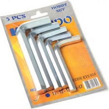 Store Mania Ieg™ Büyük 6 Köşe Alyan Seti 5 Parça