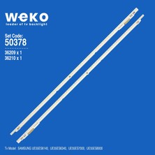 Weko ES6140 ES6340 ES7000 ES8000 50378 55'' Inç 2 Adet Tv LED Bar Takım