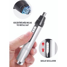 Özgürce Testim'o Şarjlı Tıraş ve Burun Kılı Temizleme Cihazı