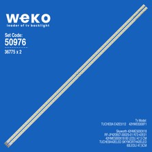 Weko E42E5112 42HME5000X18 36775 42'' Inç 2 Adet Tv LED Bar Takım