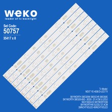 Weko YE-4036 35417 40'' Inç 8 Adet Tv LED Bar Takım