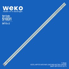 Weko 40FX7440F 34713 40'' Inç 2 Adet Tv LED Bar Takım