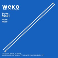 Weko 47LS560S-ZC 47LS5600-ZC 50441 47'' Inç 2 Adet Tv LED Bar Takım