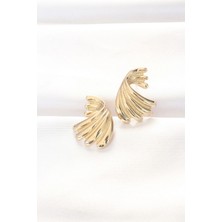 Shopwave Pirinç Gold Renk Küpe
