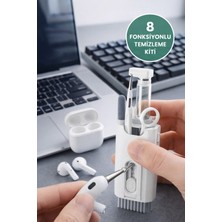 Medushop 8 Fonksiyonlu Airpods Kulaklık Temizleme Kiti – Klavye Telefon Detay Fırça Seti