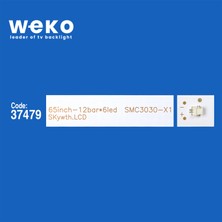 Weko SN65FMN240-246 37479X12 65'' Inç 12 Adet Tv LED Bar Takım