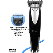 Özgürce Paslanmaz Çelik Ayarlanabilir Kadranlı Saç ve Sakal Şekillendirici