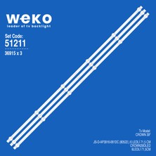 Weko 39'' 36915 39'' Inç 3 Adet Tv LED Bar Takım