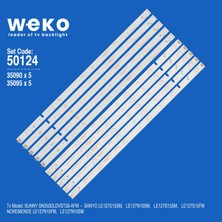 Weko SN050DLDVST59-AFM 35090/35095 50'' Inç 10 Adet Tv LED Bar Takım