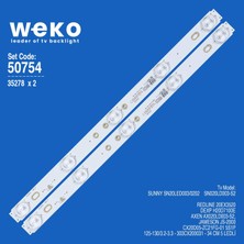Weko SN20LED003/0202 20EX3520 35278 20'' Inç 2 Adet Tv LED Bar Takım