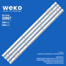 Weko UE65H8000SLXXC UN65H8000AF 50997 65'' Inç 4 Adet Tv LED Bar Takım