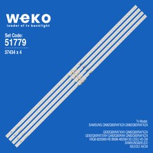 Weko QN82Q60RAFXZA BN96-48256A 82'' Inç 4 Adet Tv LED Bar Takım