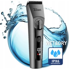 Özgürce Çok Fonksiyonlu Tıraş Makinesi, Su Geçirmez, Hızlı Şarj, LED Ekran